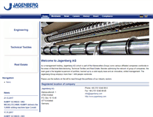 Tablet Screenshot of jagenberg.com